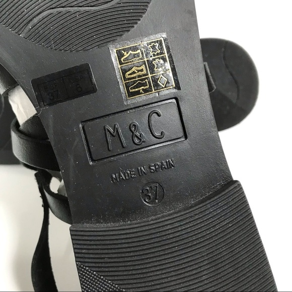 MUSSE & CLOUD KENIA LEATHER SLING FLAT SANDAL NWOT - Picture 2 of 10